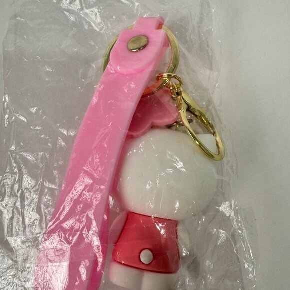 New Hello Kitty Keychain with Pink Strap - Picture 4 of 4